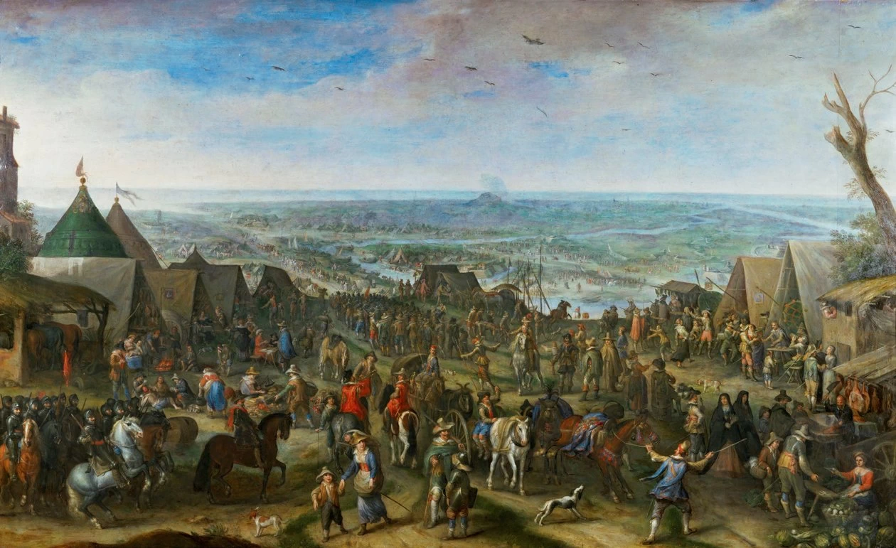 Soldati in un campo - Kunsthistorisches Museum, Vienna